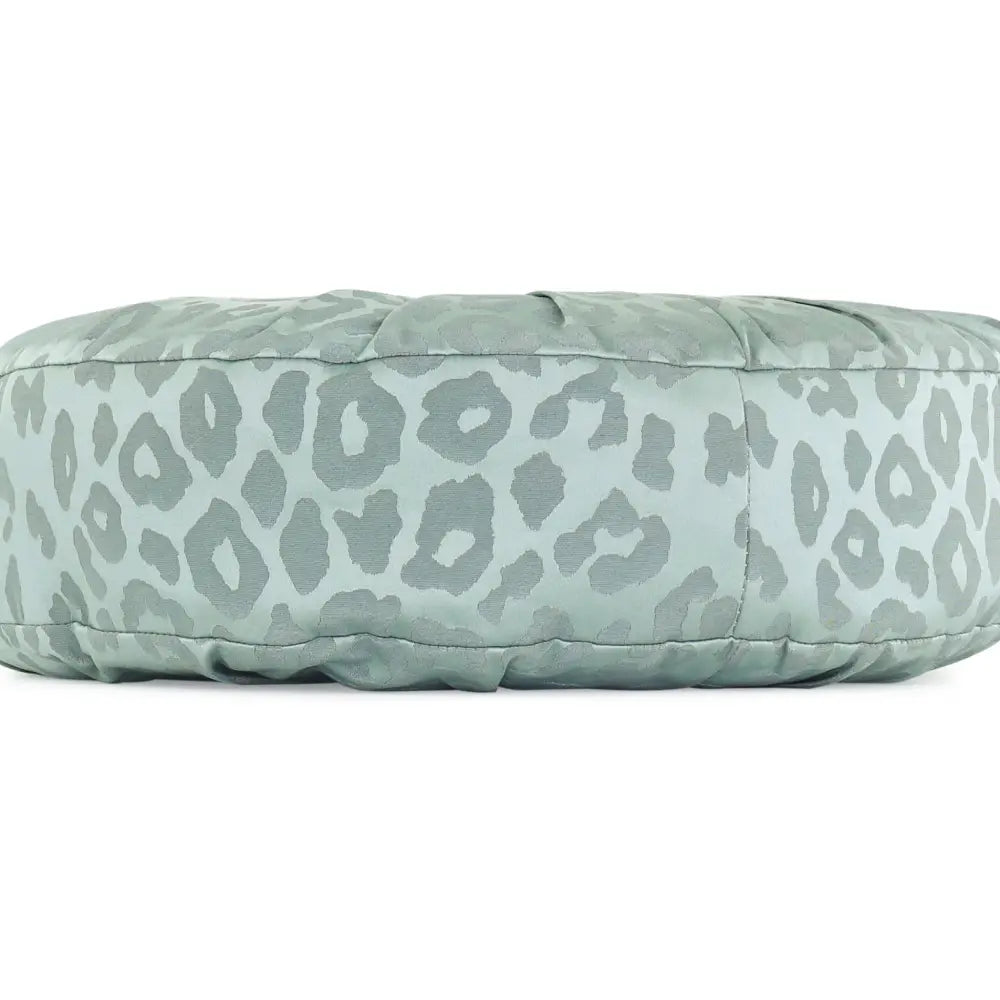 SASKIA  BLUE HAZE 40cm x 7cm COUSSIN ROND |ROMO|TEMPERLEY|BELLEVUE DECORATION