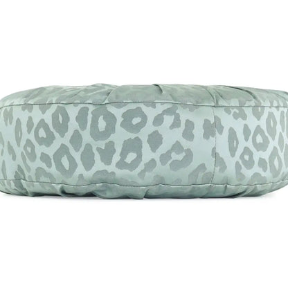 SASKIA  BLUE HAZE 40cm x 7cm COUSSIN ROND |ROMO|TEMPERLEY|BELLEVUE DECORATION