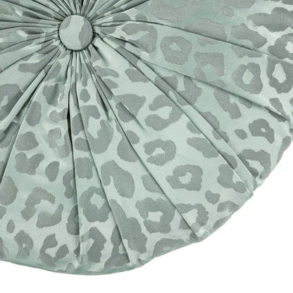 SASKIA  BLUE HAZE 40cm x 7cm COUSSIN ROND |ROMO|TEMPERLEY|BELLEVUE DECORATION