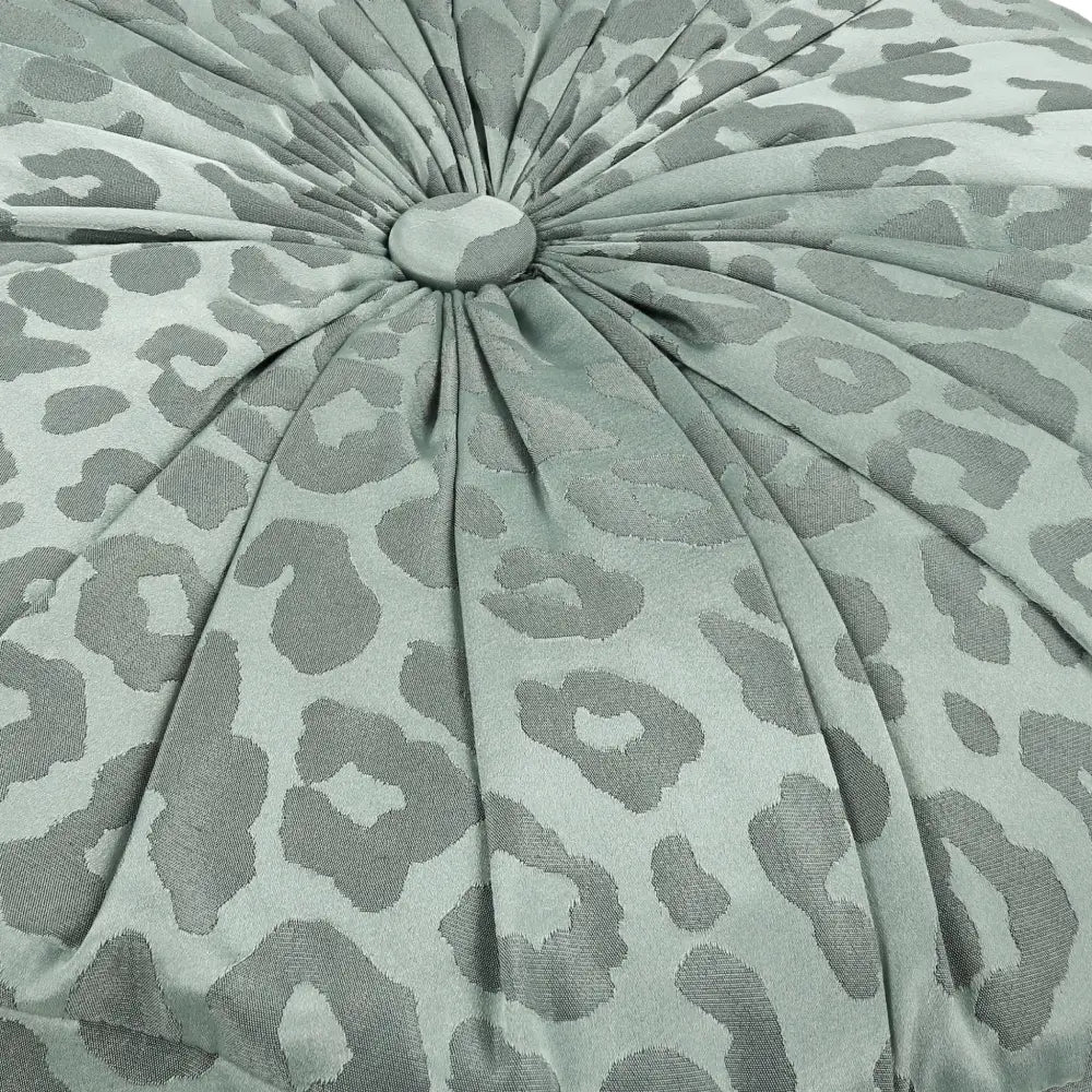 SASKIA  BLUE HAZE 40cm x 7cm COUSSIN ROND |ROMO|TEMPERLEY|BELLEVUE DECORATION