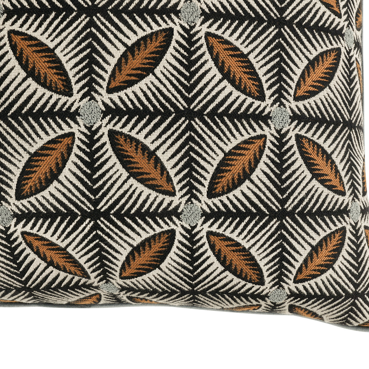 Coussin Effie 50 × 50 cm — coloris Kohl
