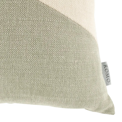 LINARA KHAKI PATCHWORK 50 CM COUSSIN|ROMO|Bellevue Décoration