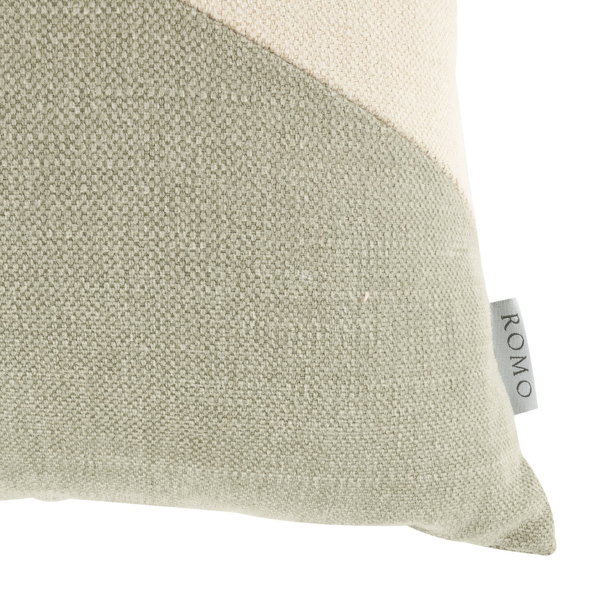 Coussin Linara Patchwork 50 × 50 cm — coloris Khaki