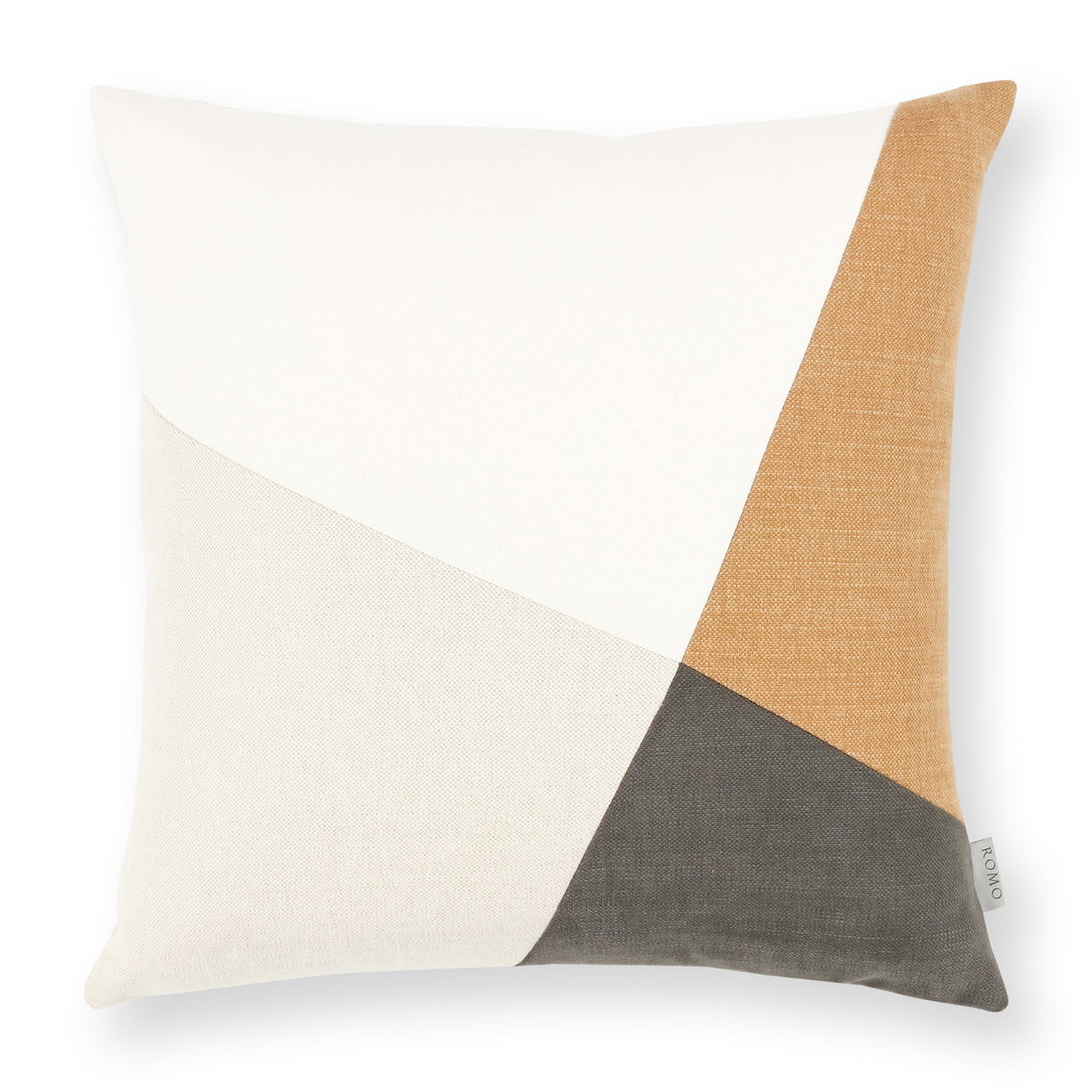 Coussin Linara Patchwork 50 × 50 cm — coloris Spice