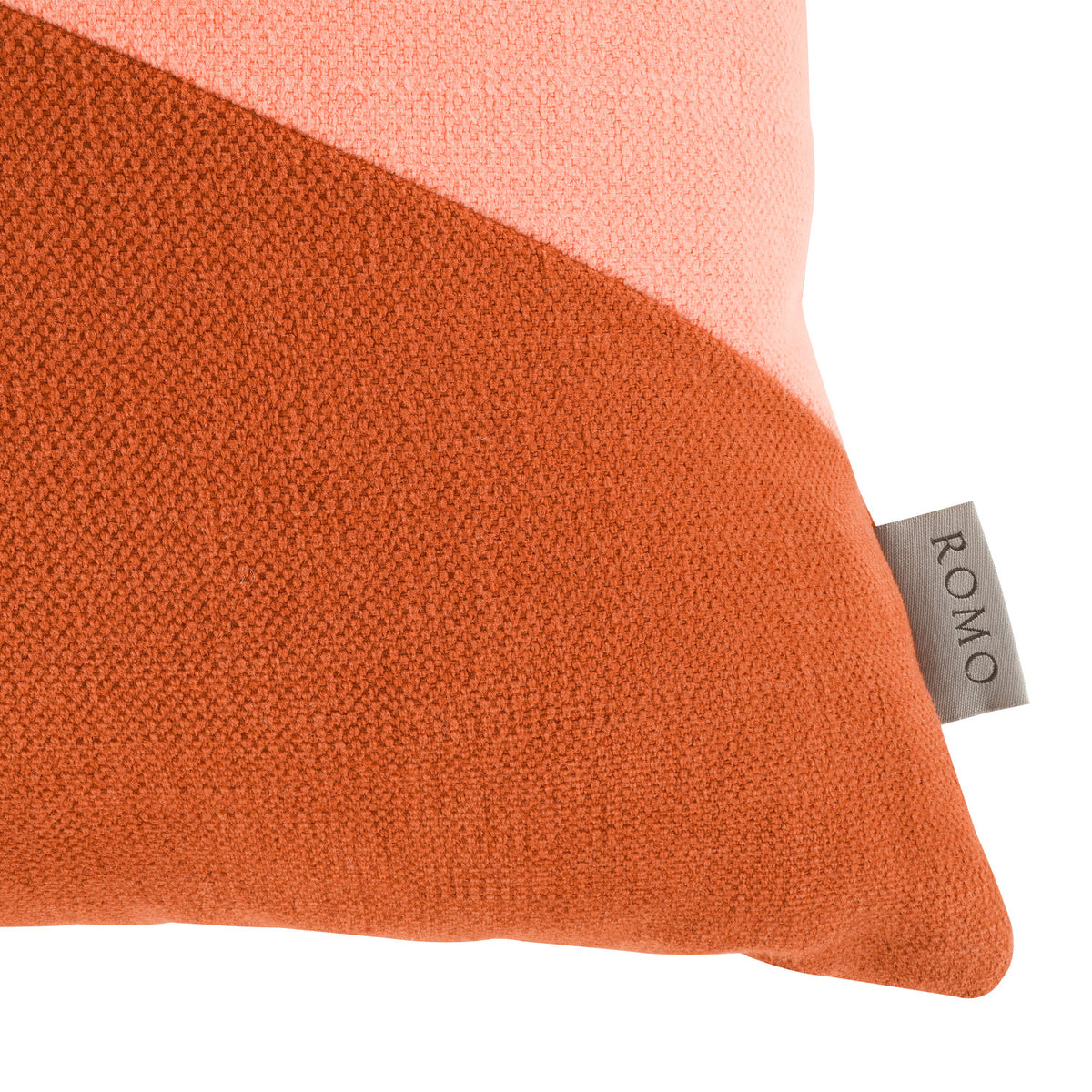 Coussin Linara Patchwork 50 × 50 cm — coloris Russet