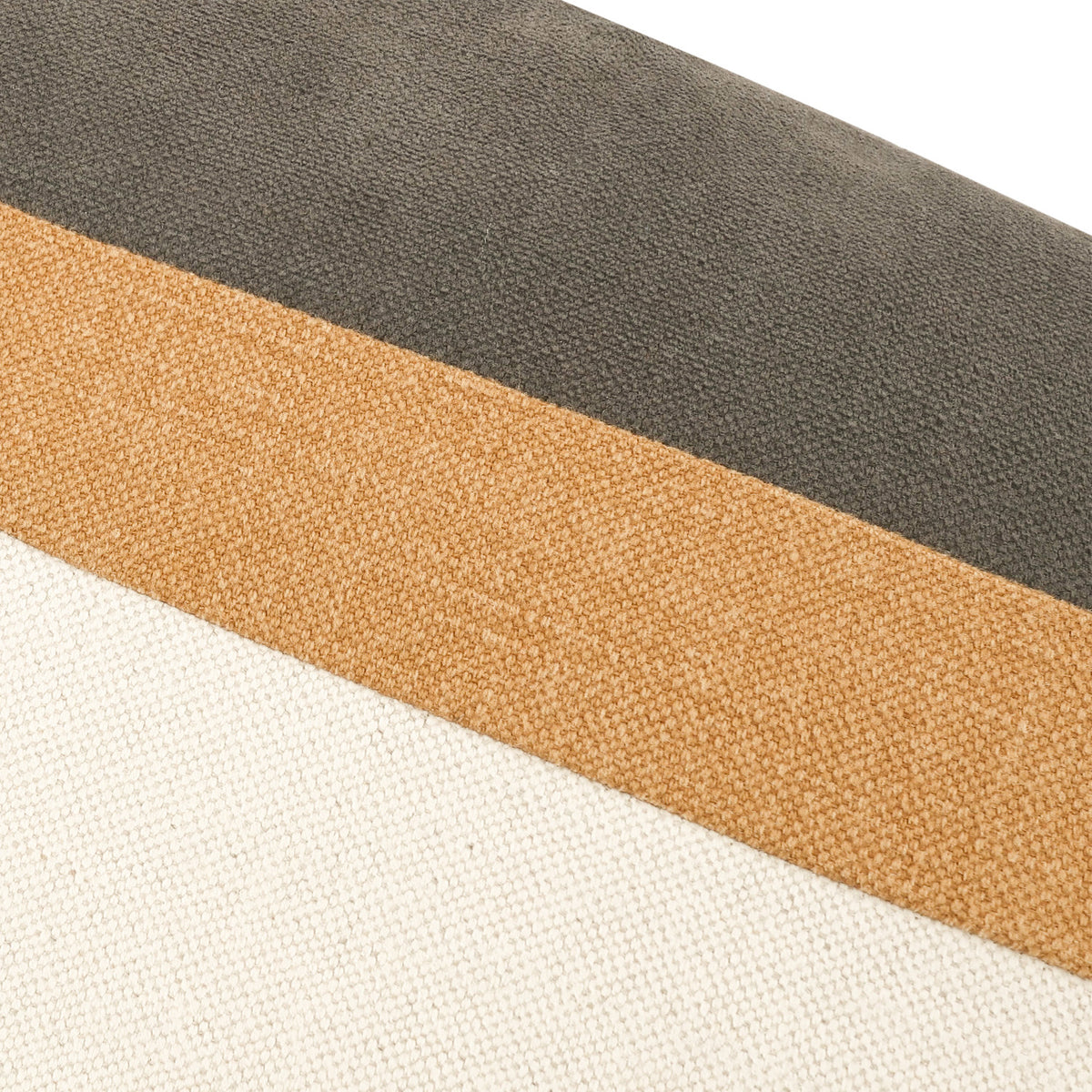 Coussin Linara Patchwork 60 × 40 cm — coloris Charcoal