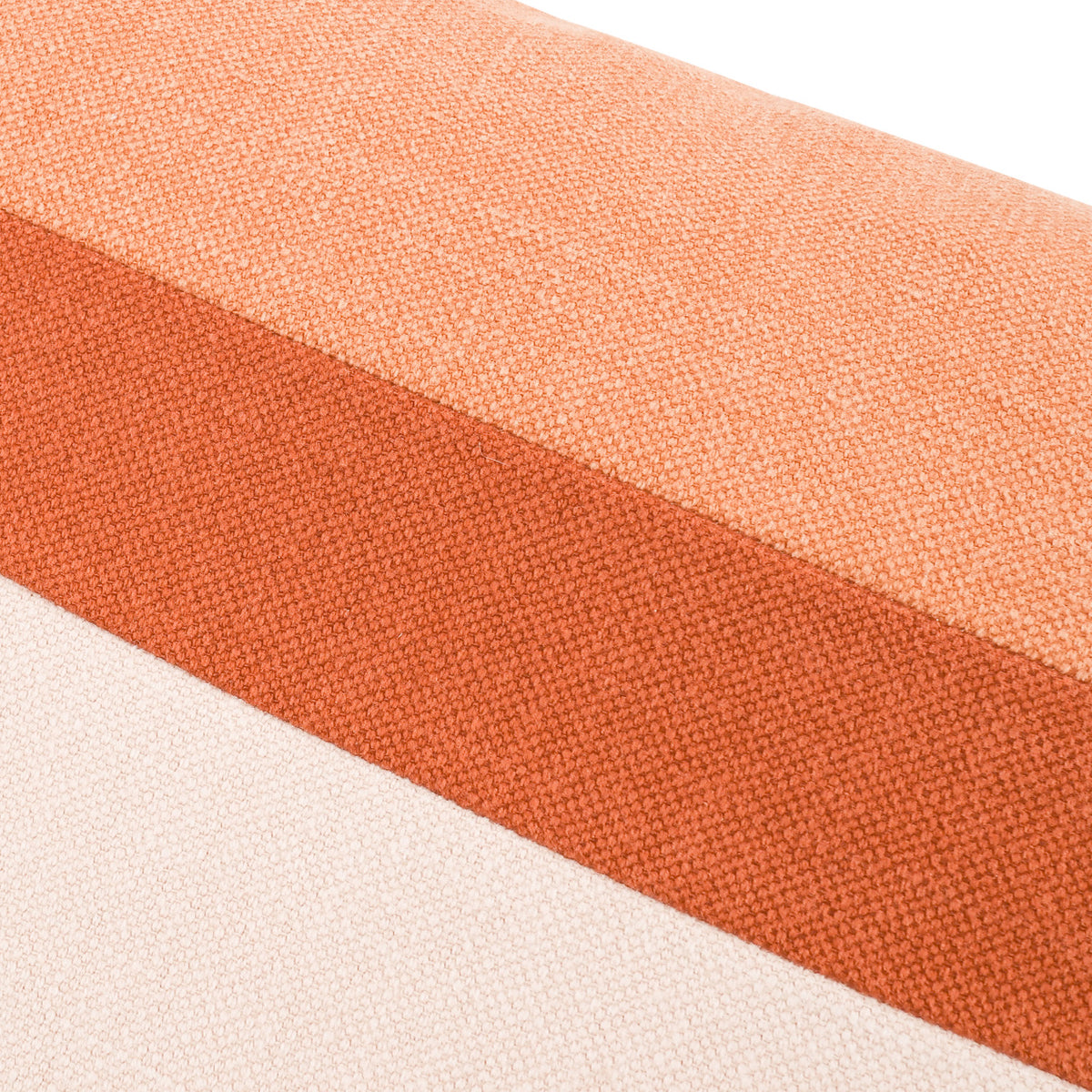 Coussin Linara Patchwork 60 × 40 cm — coloris Russet