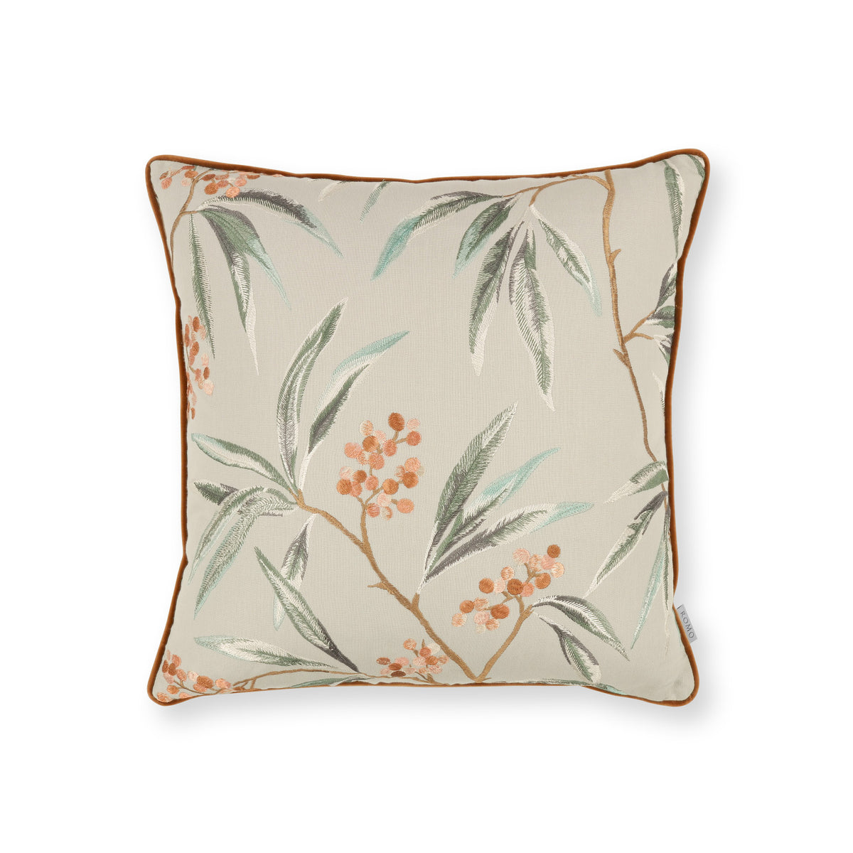 Coussin Mima 55 × 55 cm — coloris Lovat