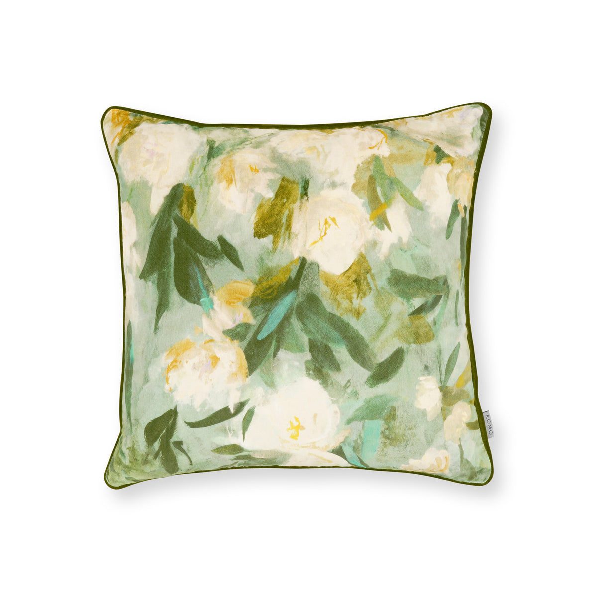 Coussin Ottavia Velvet 55 × 55 cm — coloris Verdigris