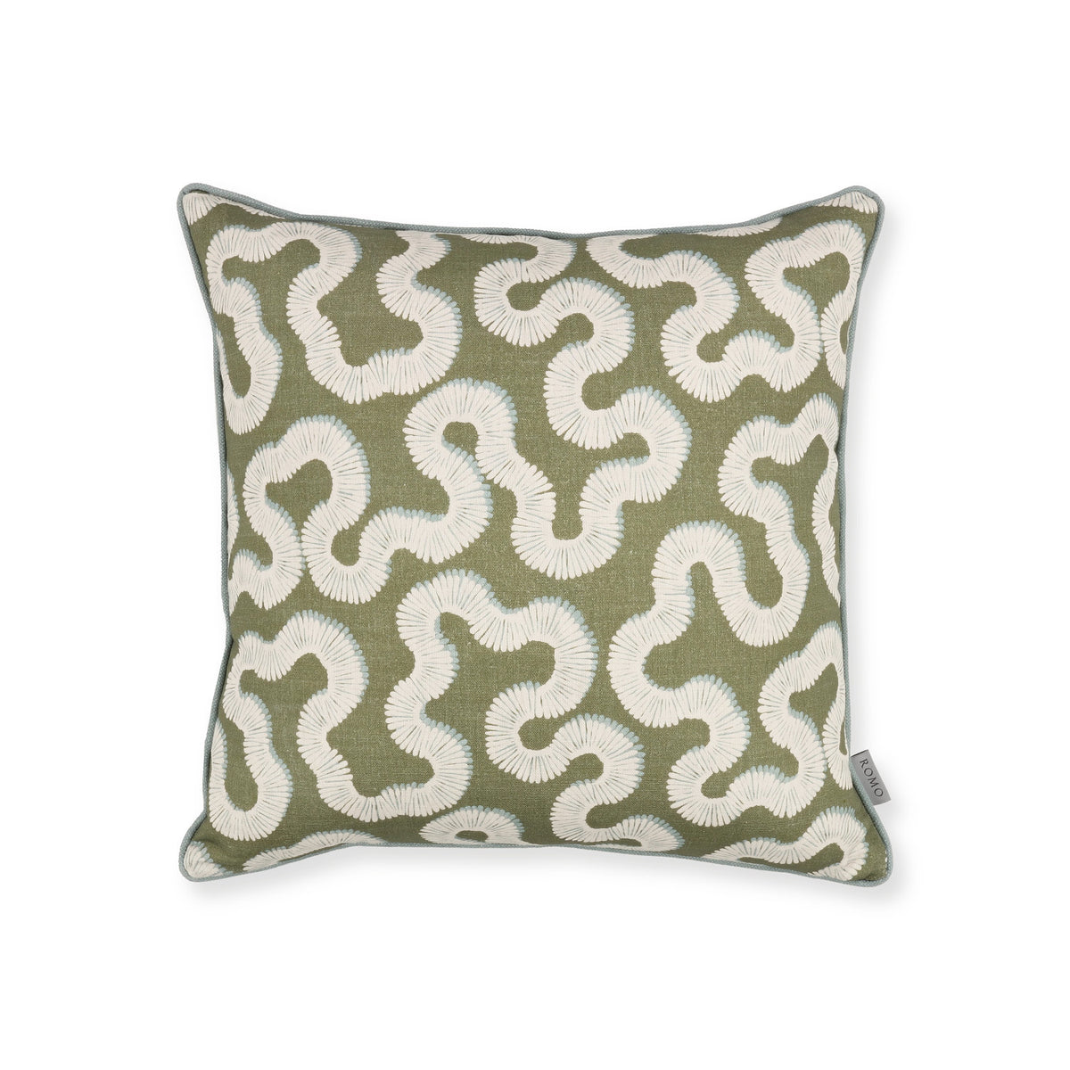 Coussin Kezia 50 × 50 cm — coloris Matcha