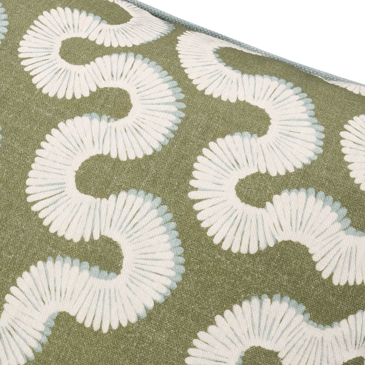 Coussin Kezia 50 × 50 cm — coloris Matcha