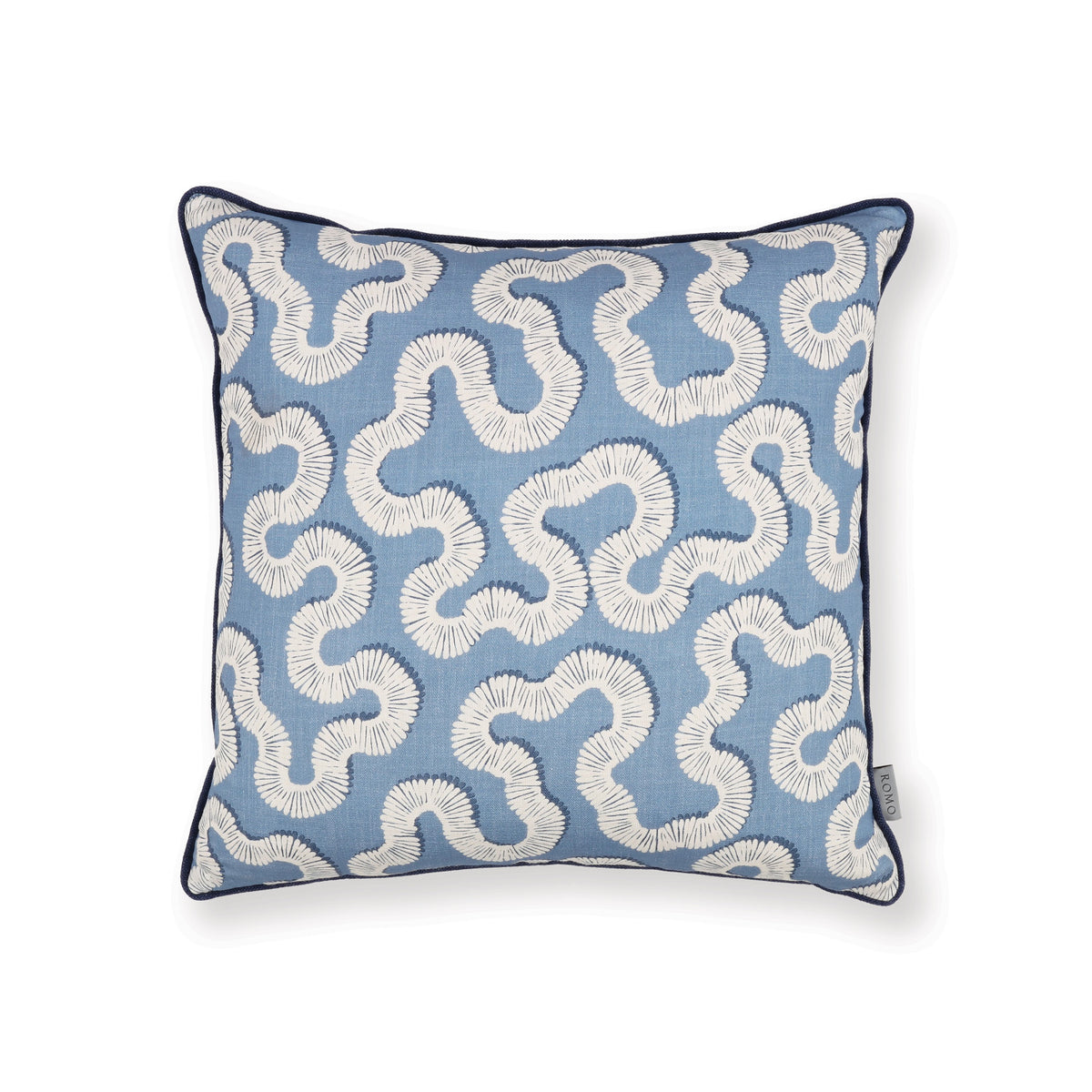 Coussin Kezia 50 × 50 cm — coloris Boathouse Blue