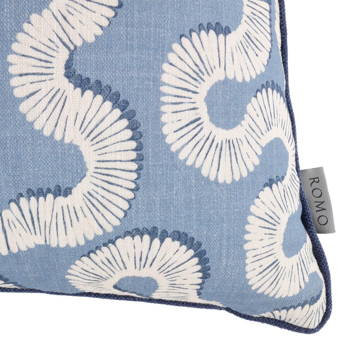 Coussin Kezia 50 × 50 cm — coloris Boathouse Blue