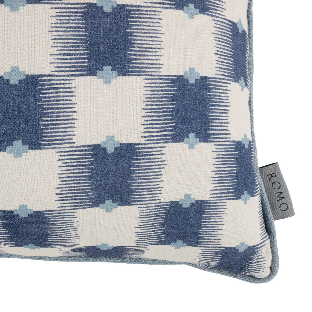 Coussin Ziri 50 × 30 cm — coloris Buxton Blue