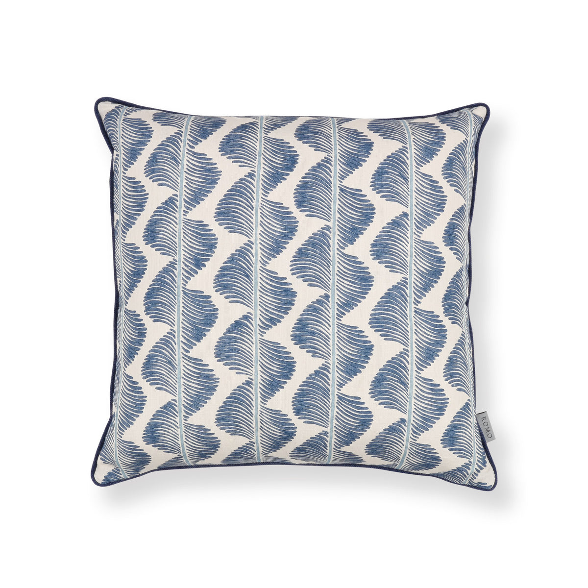 Coussin Aubin 50 × 50 cm — coloris Buxton Blue