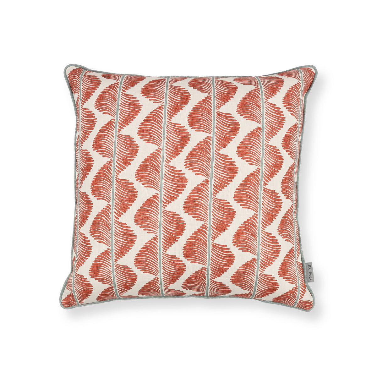Coussin Aubin 50 × 50 cm — coloris Pimento