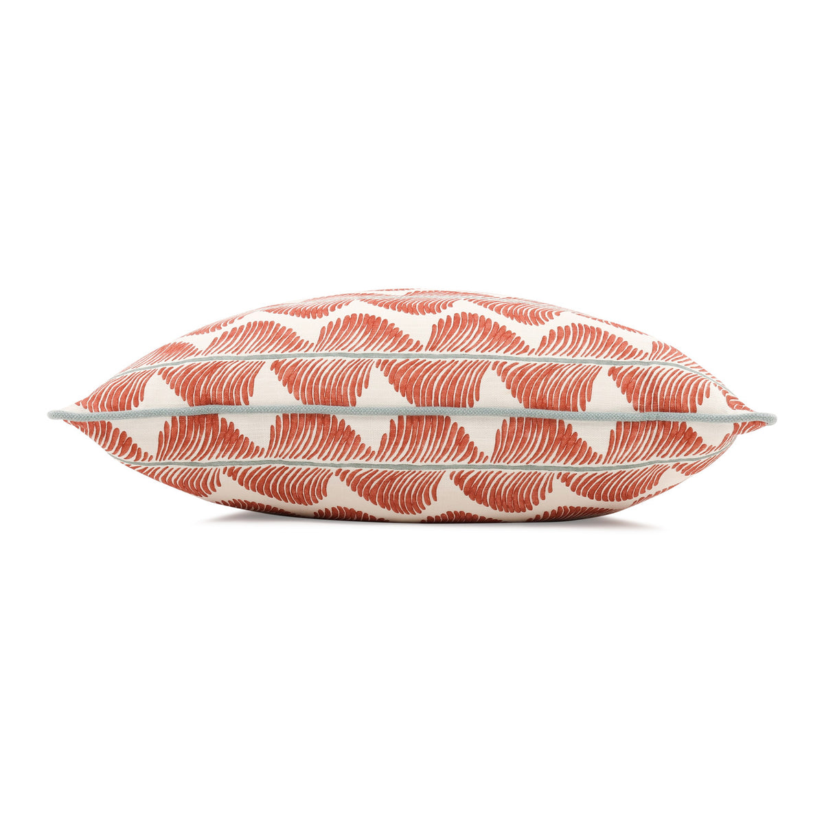 Coussin Aubin 50 × 50 cm — coloris Pimento