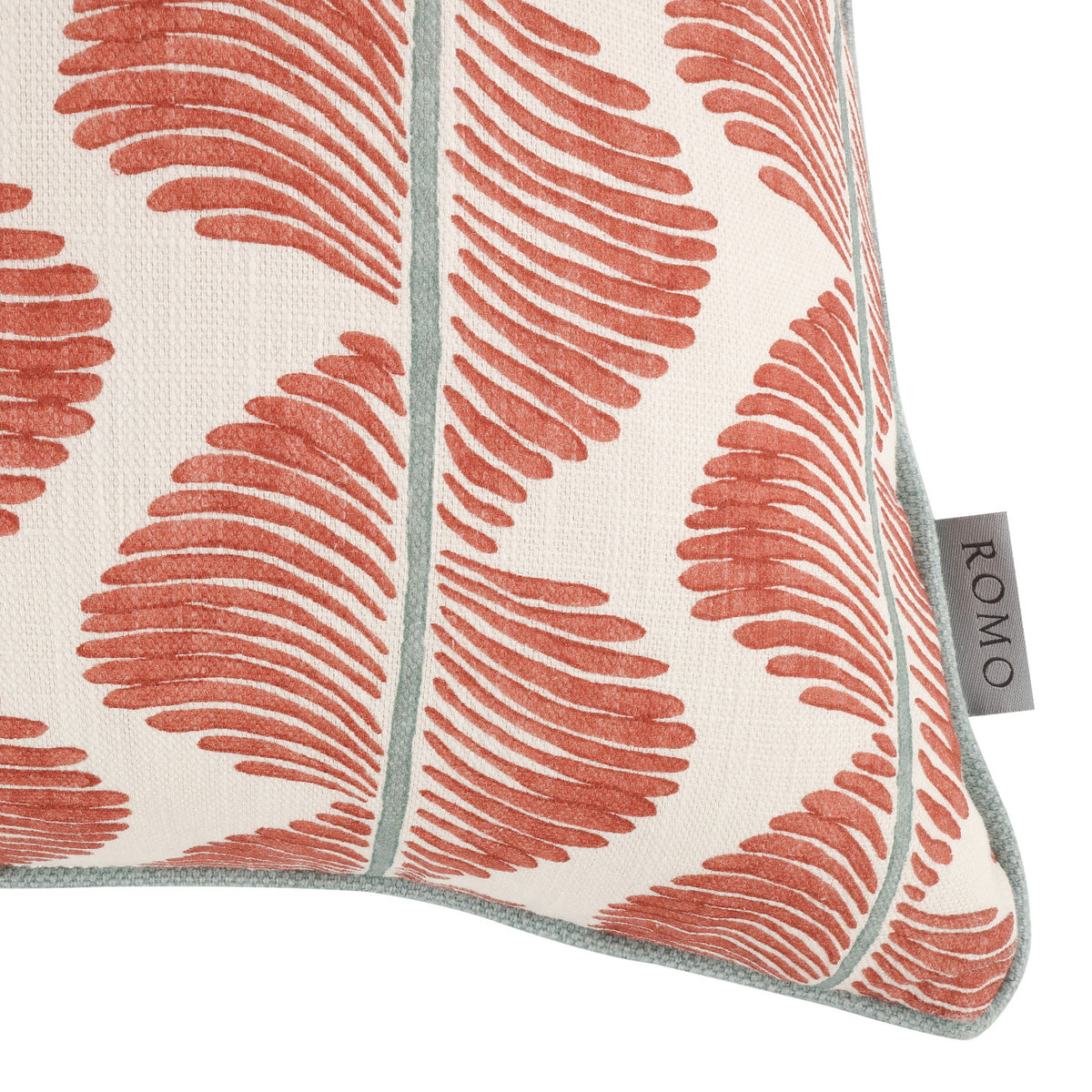 Coussin Aubin 50 × 50 cm — coloris Pimento