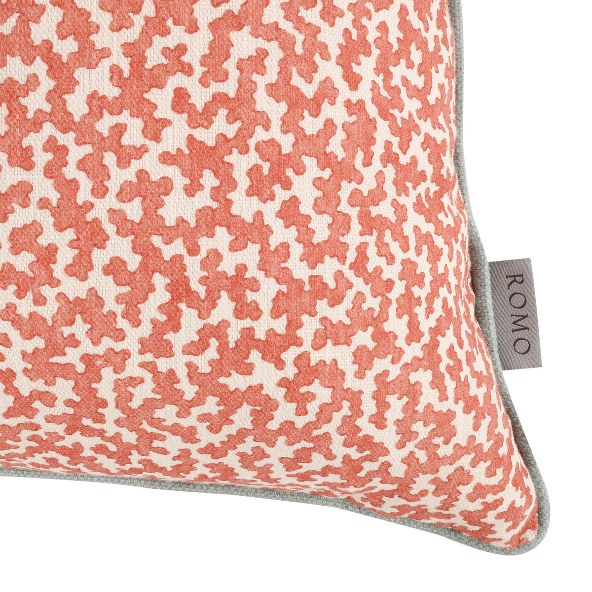 Coussin Junie 50 × 50 cm — coloris Pimento