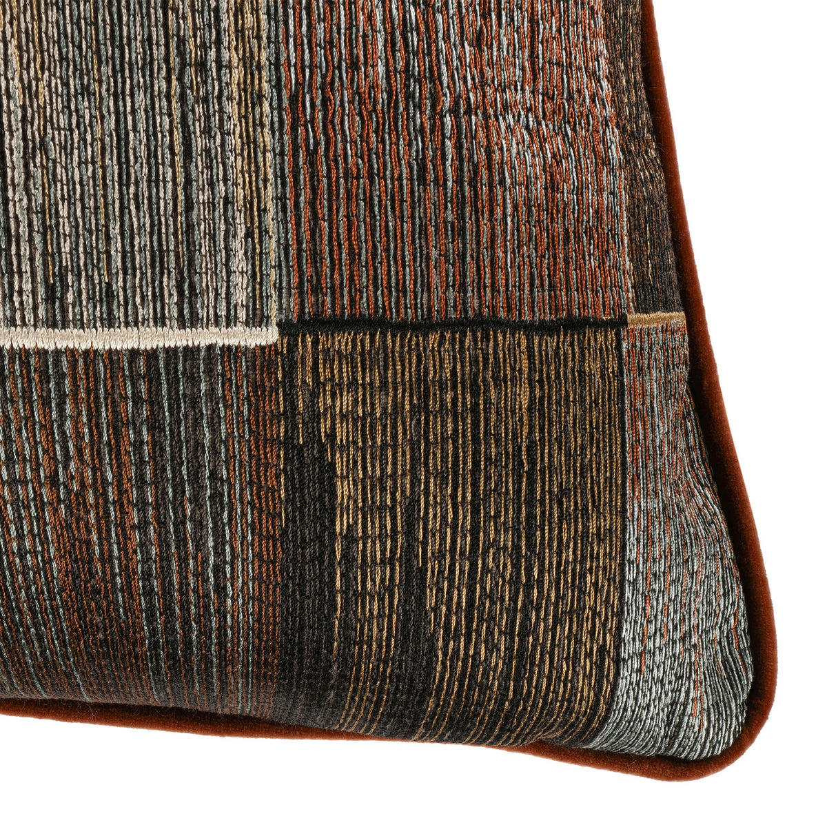 Coussin Sekani 55 × 55 cm — coloris Chocolate