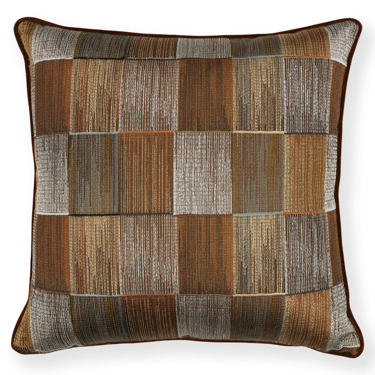 Coussin Sekani 55 × 55 cm — coloris Cinnamon