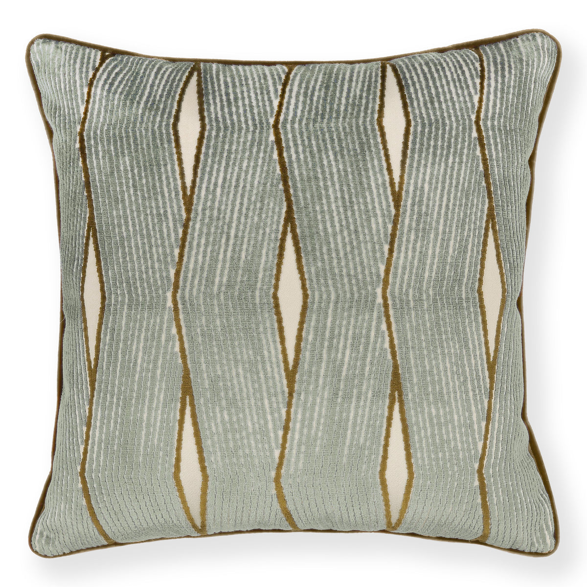 Coussin Zephi 50 × 50 cm — coloris Seaglass