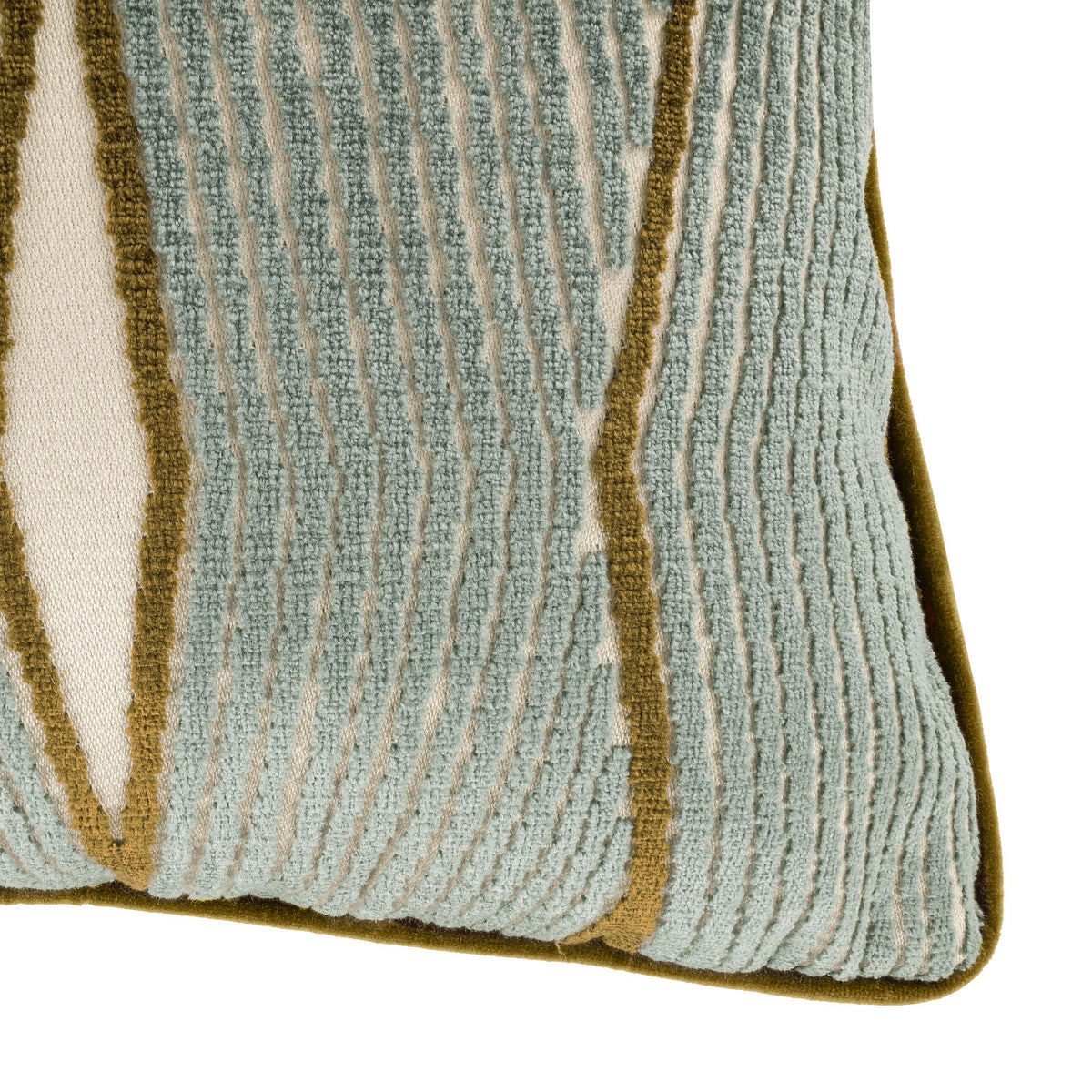 Coussin Zephi 50 × 50 cm — coloris Seaglass