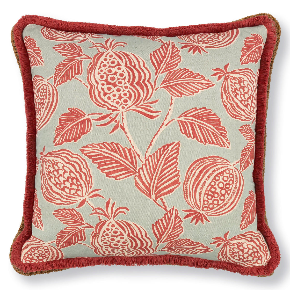 Coussin Averly 50 × 50 cm — coloris Pimento