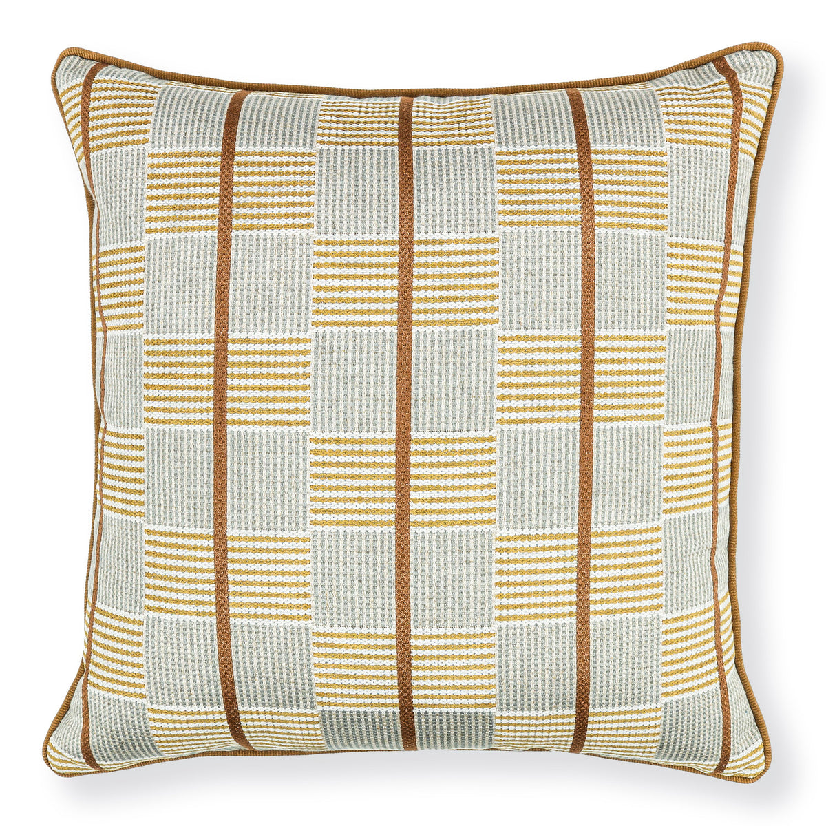 Coussin Elmore 55 × 55 cm — coloris Straw