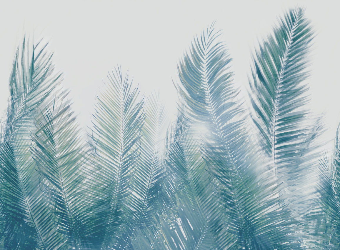Panoramique Boko, coloris Bleu — décor complet