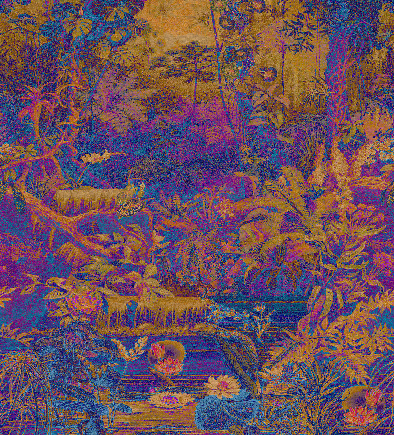 Panoramique Coari, coloris Inde — décor complet