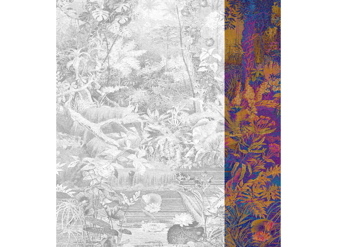 Panoramique Coari, coloris Inde — lé 4