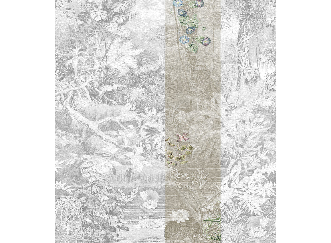 Panoramique Coari, coloris Blanc — lé 3