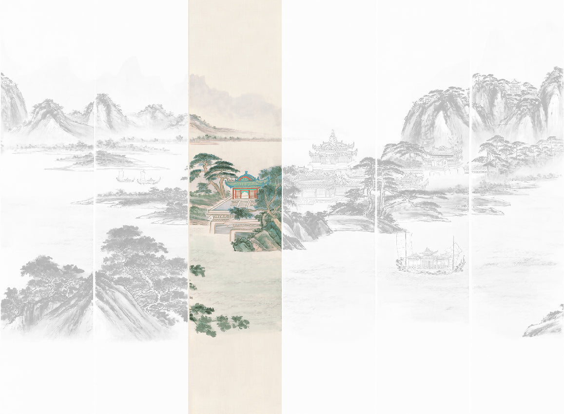 Panoramique Kaisui, coloris Pastel — lé 3