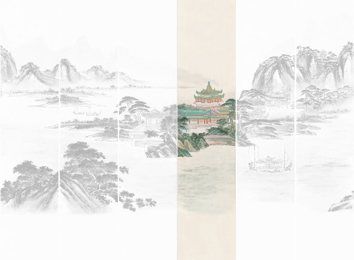 Panoramique Kaisui, coloris Pastel — lé 4
