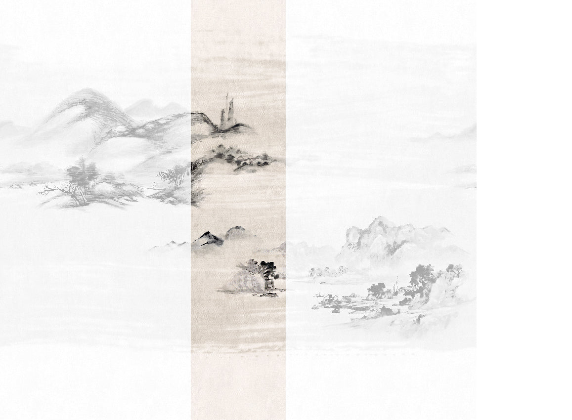 Panoramique Kawa, coloris Encre noire — lé 3