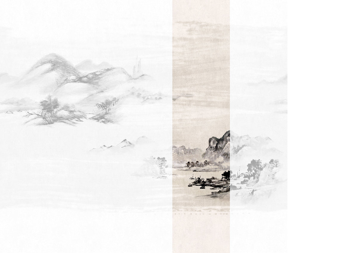 Panoramique Kawa, coloris Encre noire — lé 4