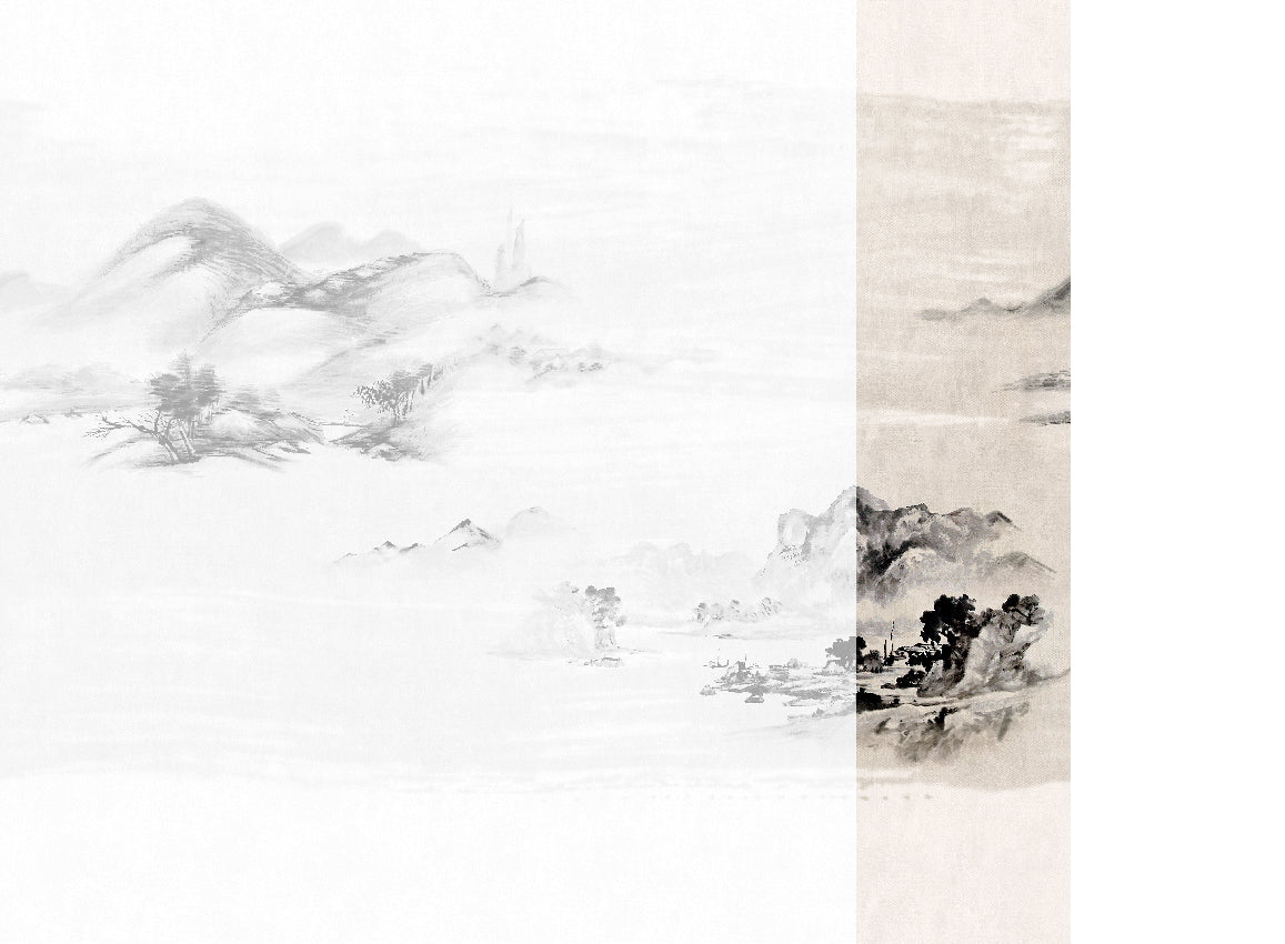 Panoramique Kawa, coloris Encre noire — lé 5