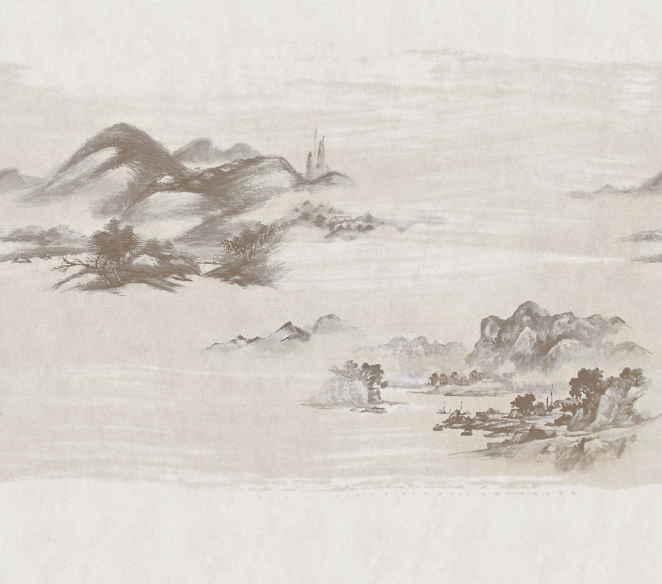 Panoramique Kawa, coloris Neutre — décor complet