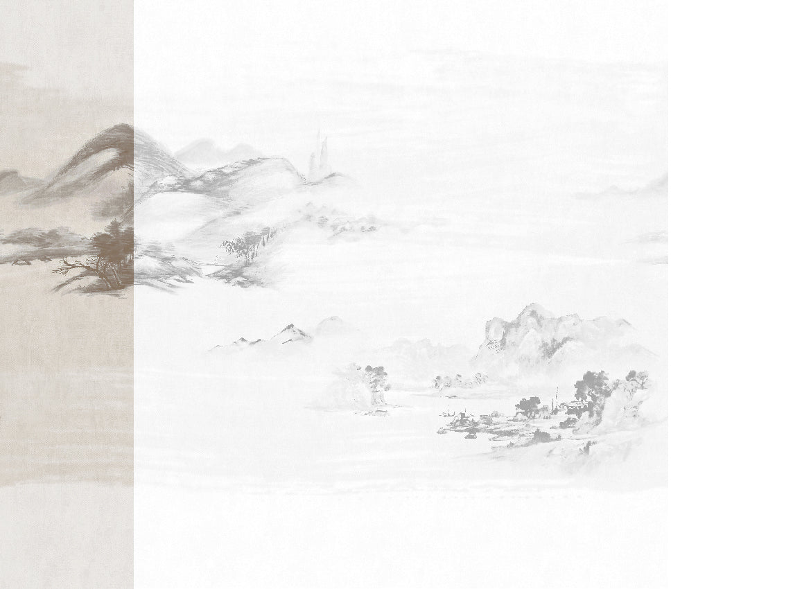 Panoramique Kawa, coloris Neutre — lé 1