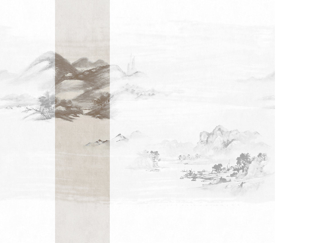 Panoramique Kawa, coloris Neutre — lé 2