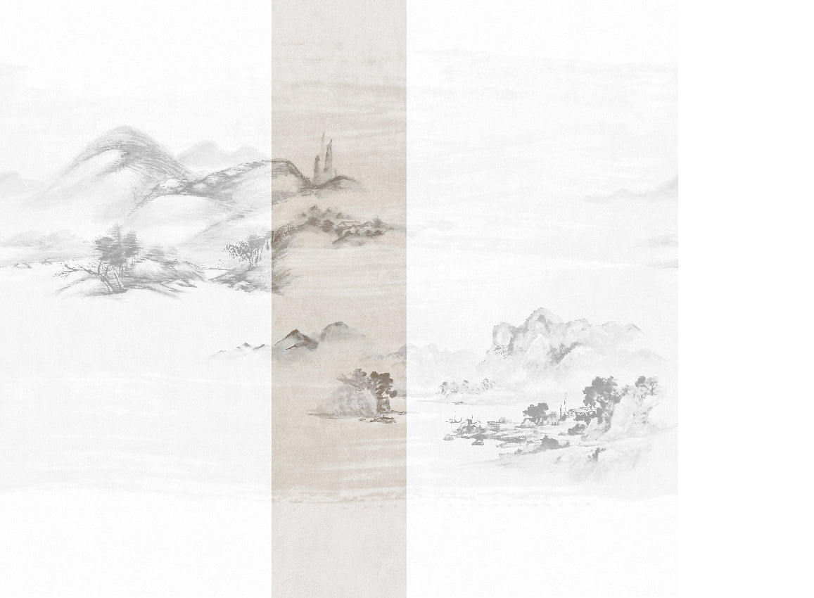 Panoramique Kawa, coloris Neutre — lé 3