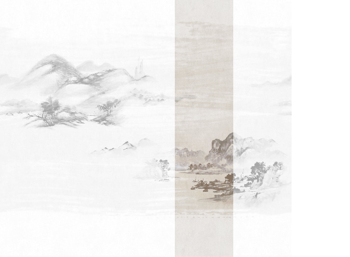 Panoramique Kawa, coloris Neutre — lé 4