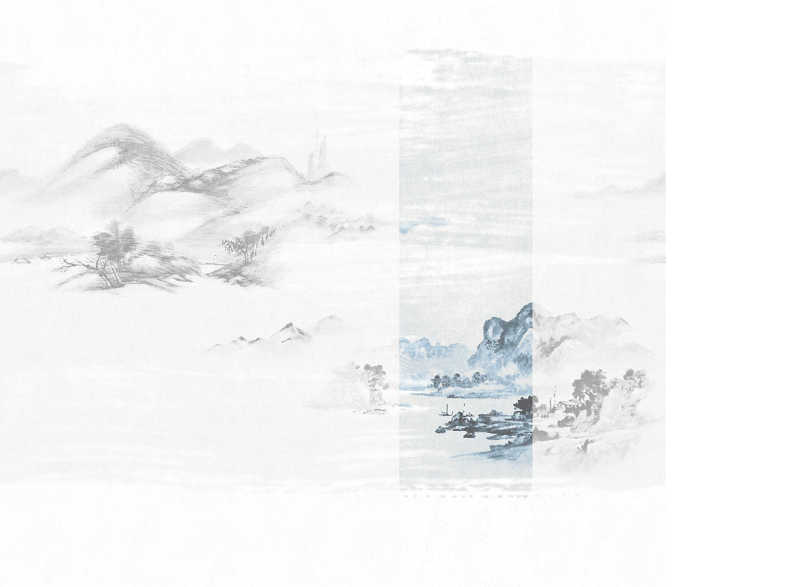 Panoramique Kawa, coloris Bleu — lé 4