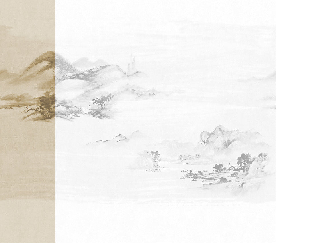 Panoramique Kawa, coloris Sépia — lé 1