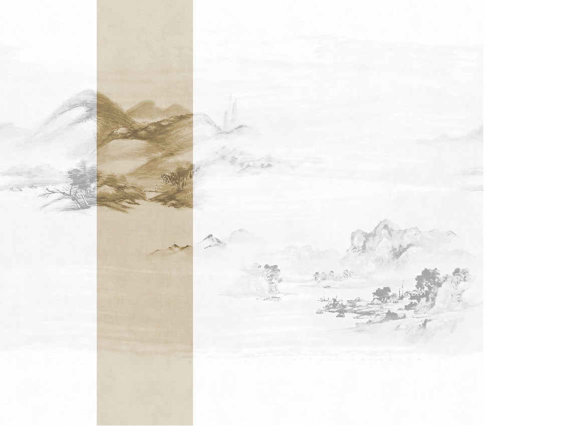 Panoramique Kawa, coloris Sépia — lé 2