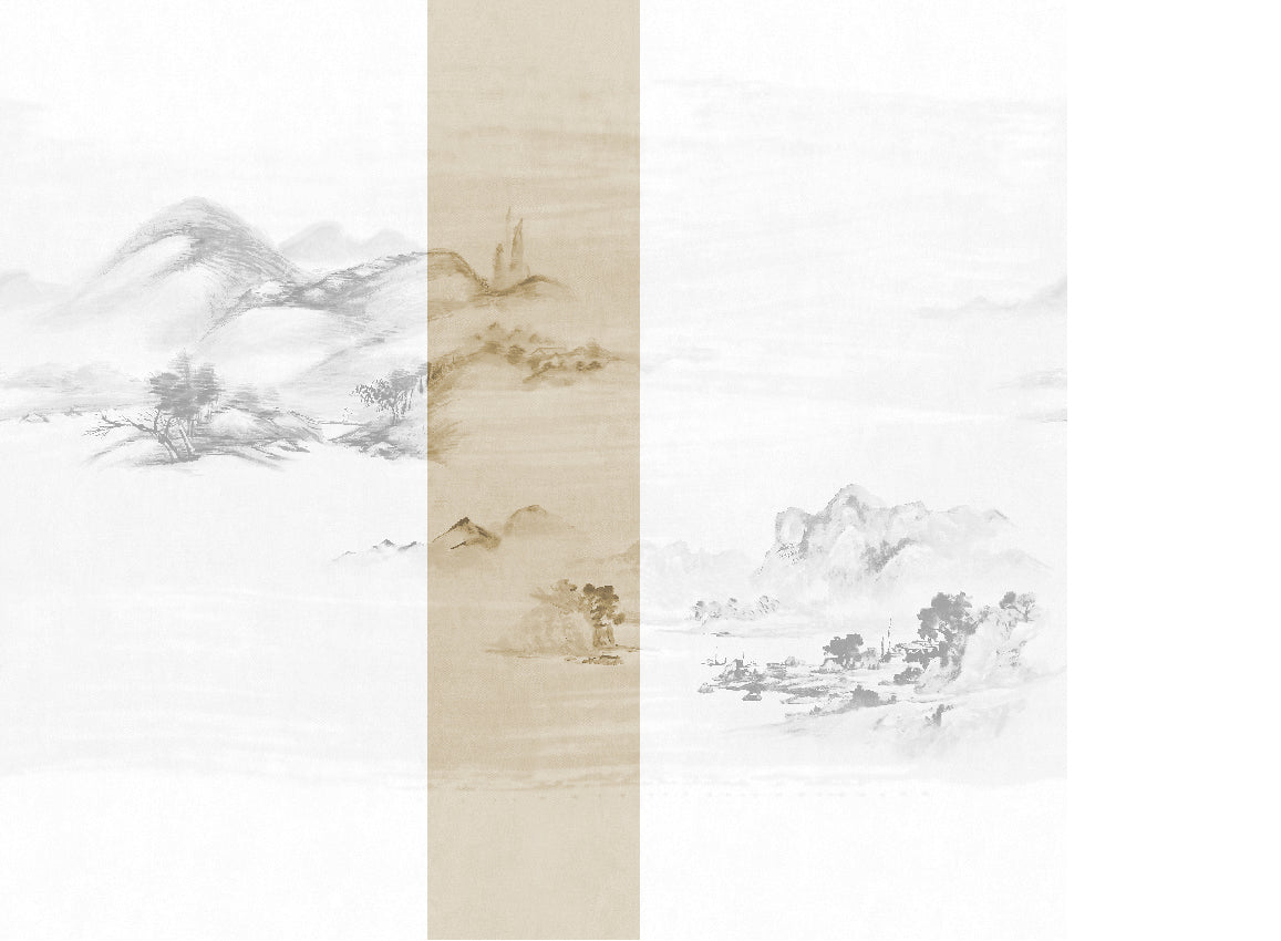 Panoramique Kawa, coloris Sépia — lé 3