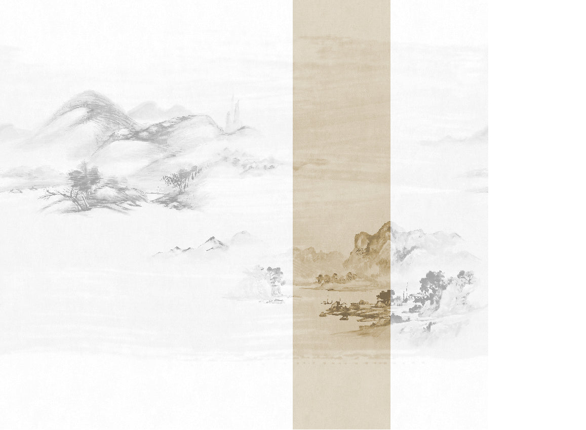 Panoramique Kawa, coloris Sépia — lé 4