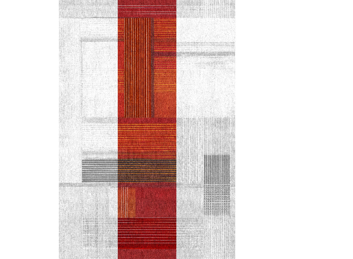 Panoramique Bonn, coloris Rouge — lé 2