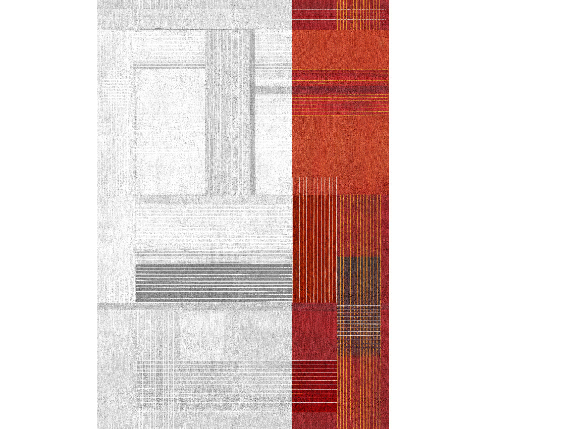 Panoramique Bonn, coloris Rouge — lé 3